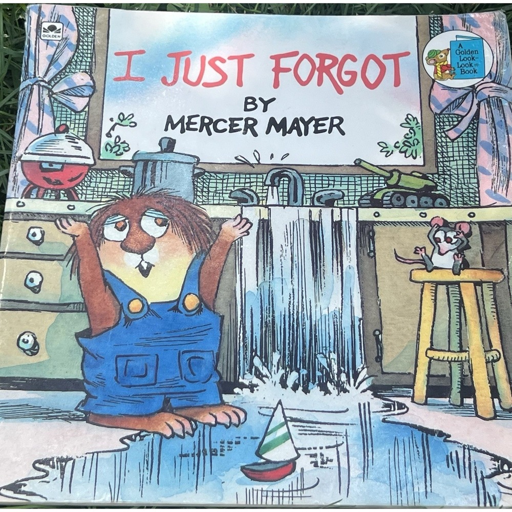 I Just Forgot Little Critter Mercer Mayer 1988 Trade Paperback Good Condition